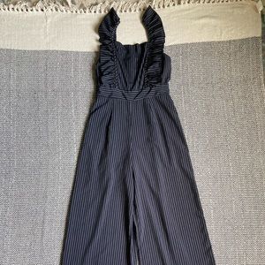 Pinstripe jumpsuit
